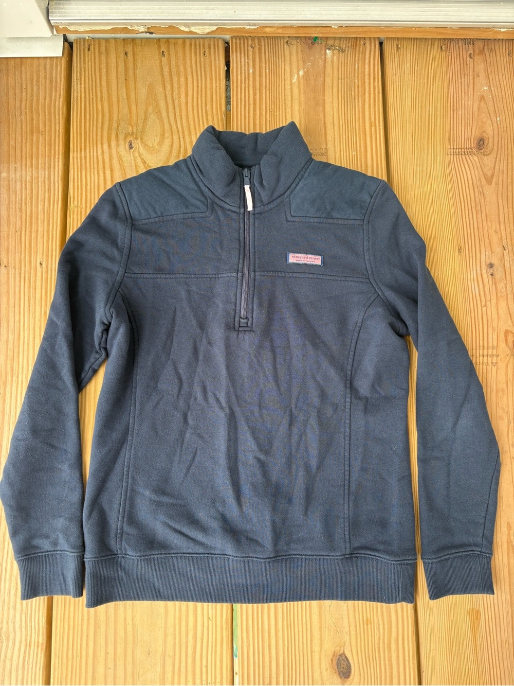 Vineyard Vines Martha’s Vineyard Navy/Pink Quarter Zip